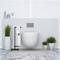 Black Freestanding Toilet Paper Cast Iron Pipe Stand
